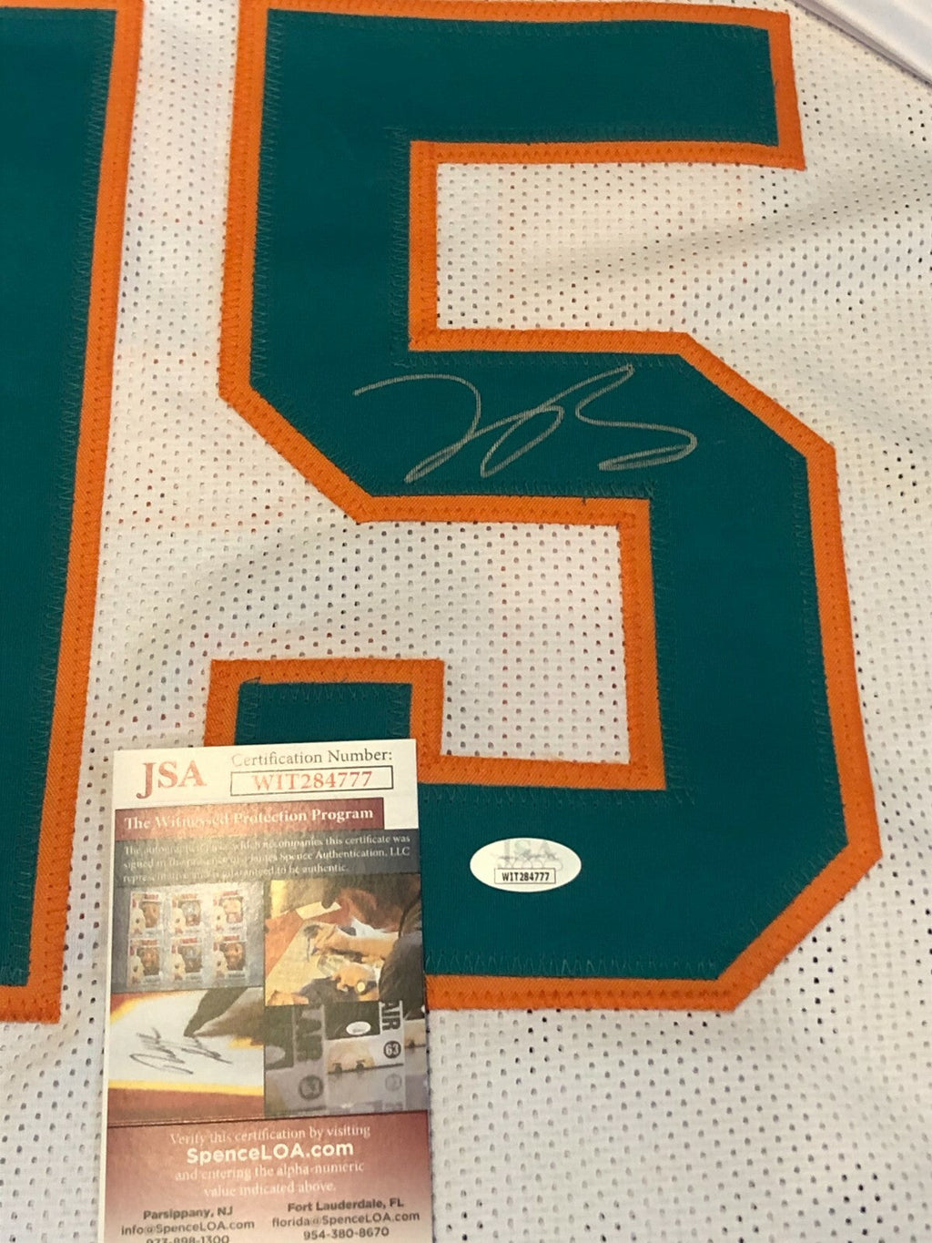 Miami Dolphins Lynn Bowden Jr. Autographed Signed Jersey Jsa  Coa