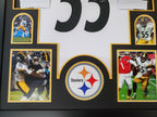 Framed Pittsburgh Steelers Devin Bush Autographed Signed Jersey Jsa Coa