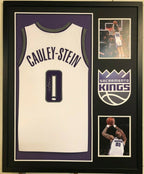 Framed Sacramento Kings Willie Cauley-Stein Autographed Signed Jersey Jsa Coa