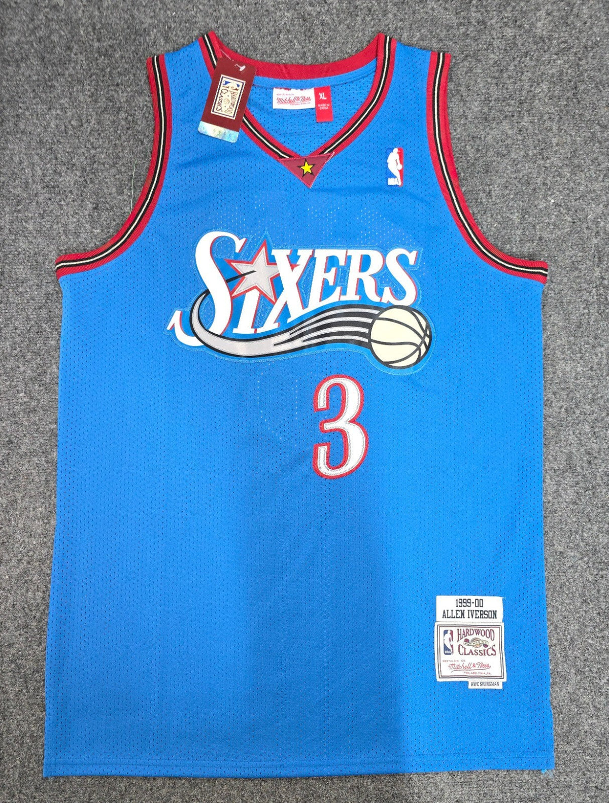 Philadelphia 76Ers Allen Iverson Autographed Signed Jersey Jsa Coa