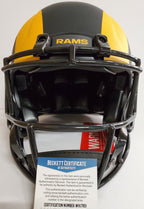 La Rams Cam Akers Signed Full Size Authentic Eclipse Helmet Beckett Coa