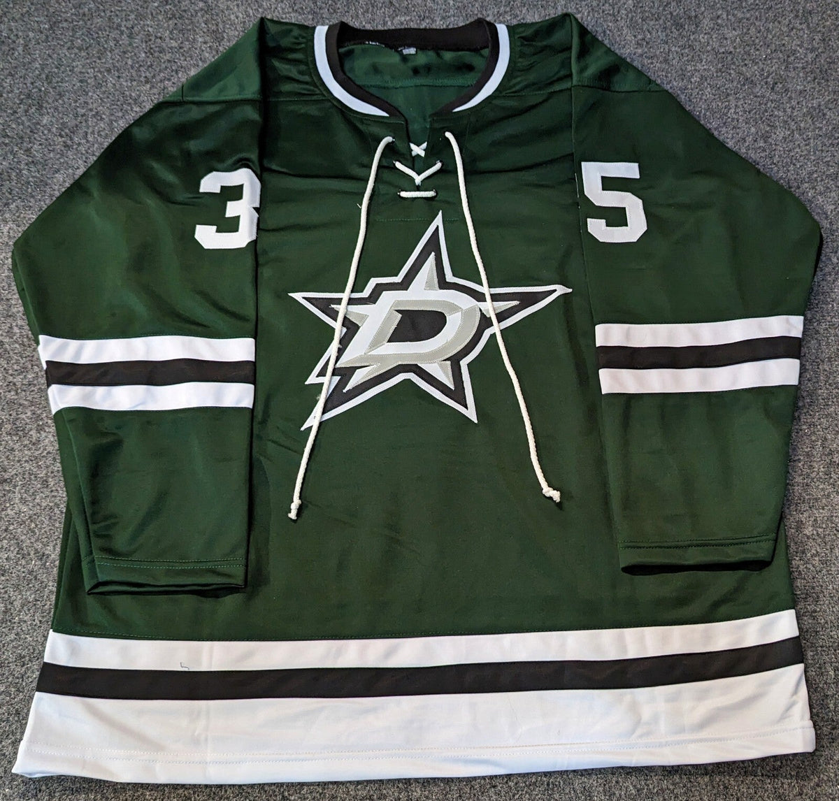 Dallas Stars Marty Turco Autographed Signed Jersey Jsa Coa