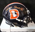 Denver Broncos Patrick Surtain Ii Signed Navy Throwback Mini Helmet Jsa Coa