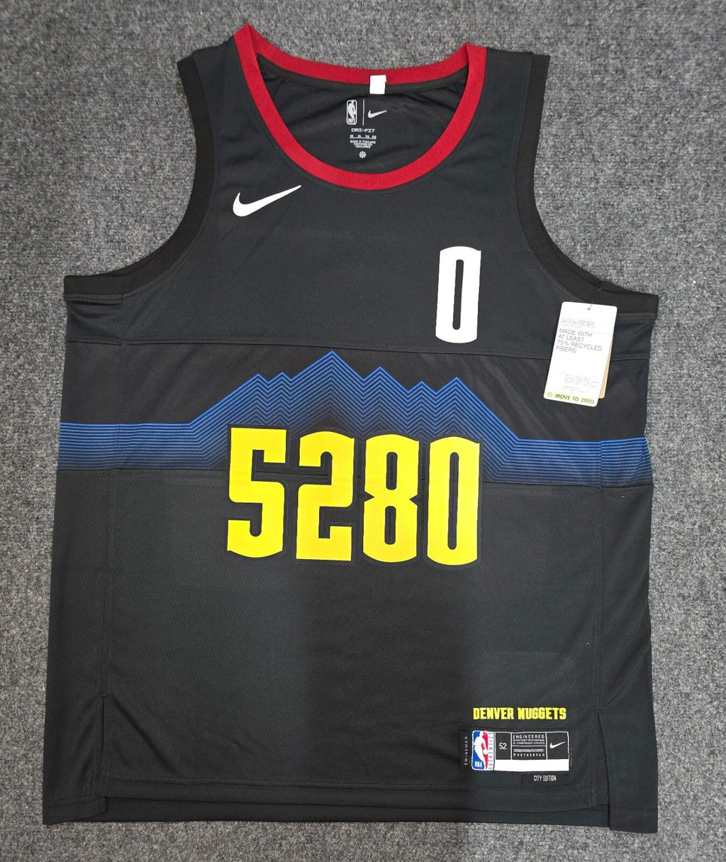 Denver Nuggets Christian Braun Autographed Signed Jersey Beckett Holo