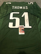 Philadelphia Eagles Willie Thomas Autographed Signed Jersey Jsa  Coa