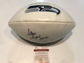 Steve Largent Autographed Signed Inscribe Seattle Seahawks Logo Football Jsa Coa