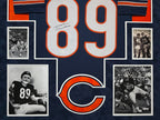 Suede Framed Chicago Bears Mike Ditka Autographed Signed Jersey Jsa Coa