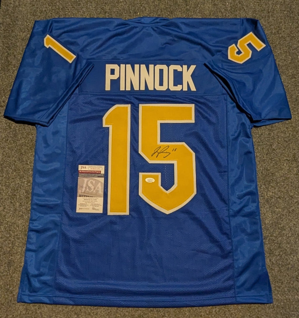 Pitt Panthers Jason Pinnock Autographed Jersey Jsa Coa