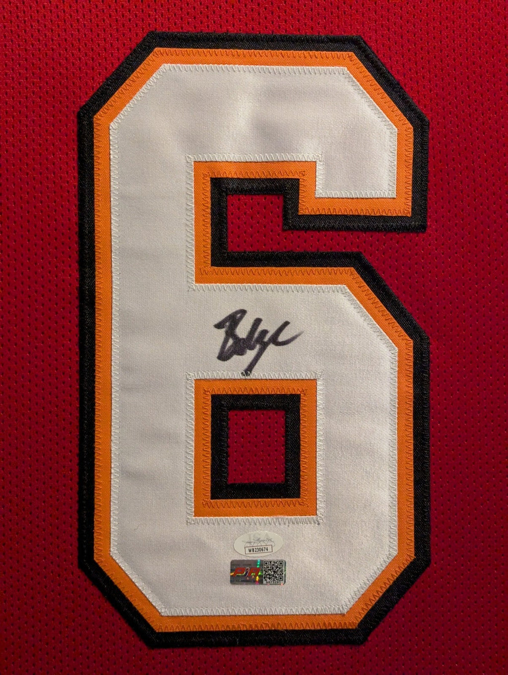Framed Tampa Bay Buccaneers Baker Mayfield Autographed Signed Jersey Jsa Coa