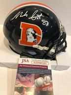 Noah Fant Autographed Signed Denver Broncos Mini Helmet Jsa Coa