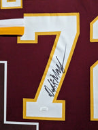 Framed Washington Dexter Manley Autographed Signed Jersey Jsa Coa