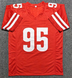 Wisconsin Badgers Keeanu Benton Autographed Signed Jersey Jsa Coa