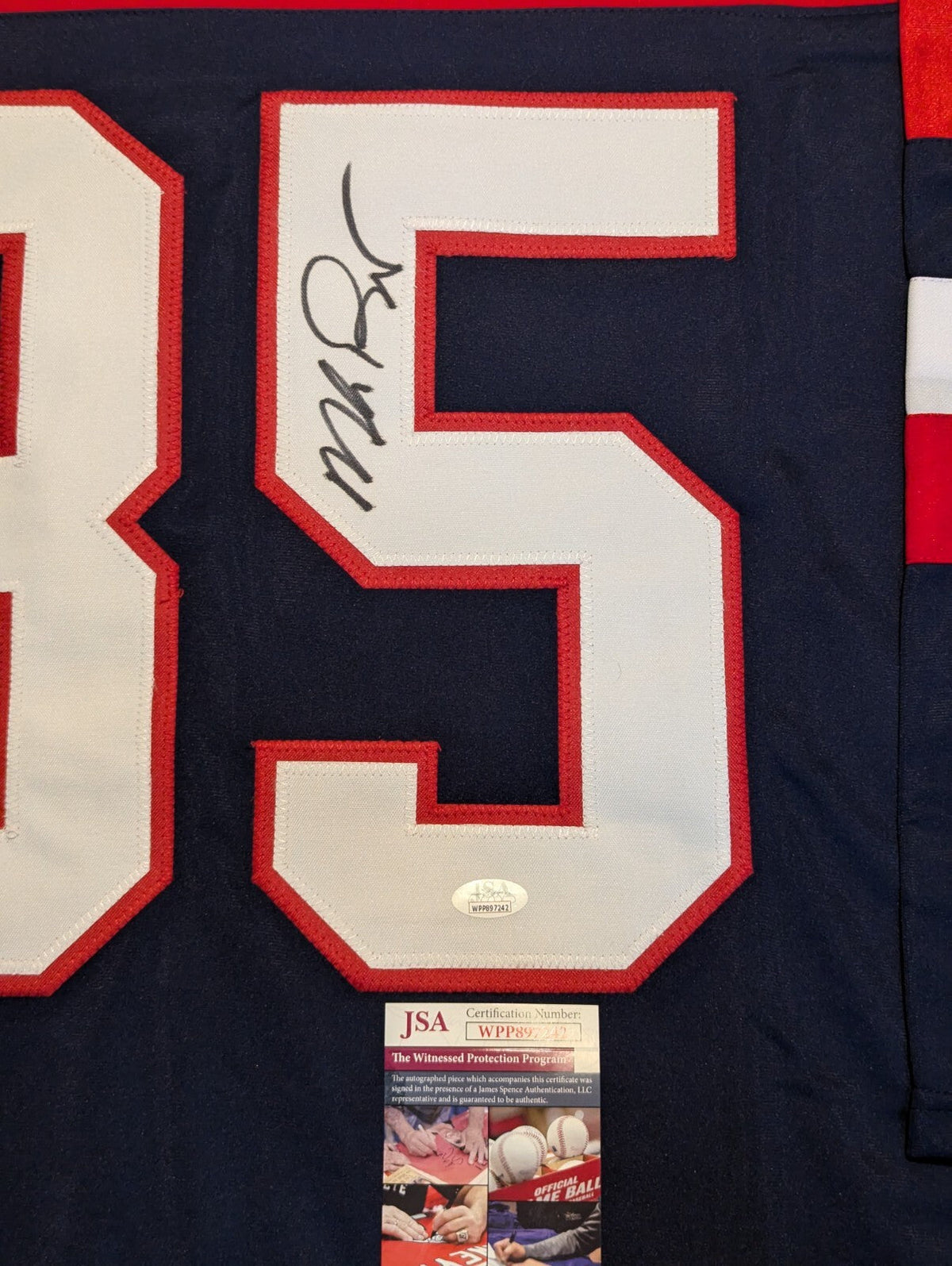 Mike Richter Autographed Signed Usa Hockey Jersey Jsa Coa