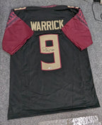 Florida State Seminoles Peter Warrick Autographed Signed Jersey Jsa Coa