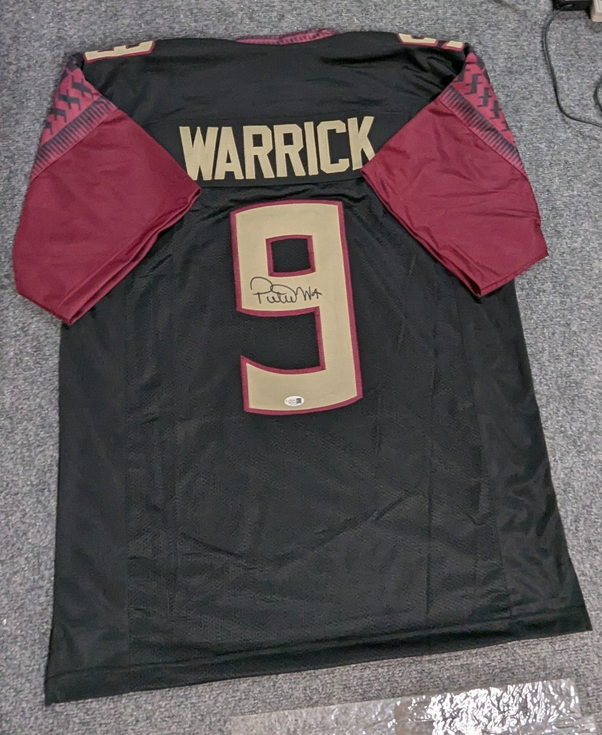 Florida State Seminoles Peter Warrick Autographed Signed Jersey Jsa Coa