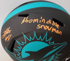 Miami Dolphins Jevon Holland Signed Full Size Eclipse Replica Helmet Jsa Coa
