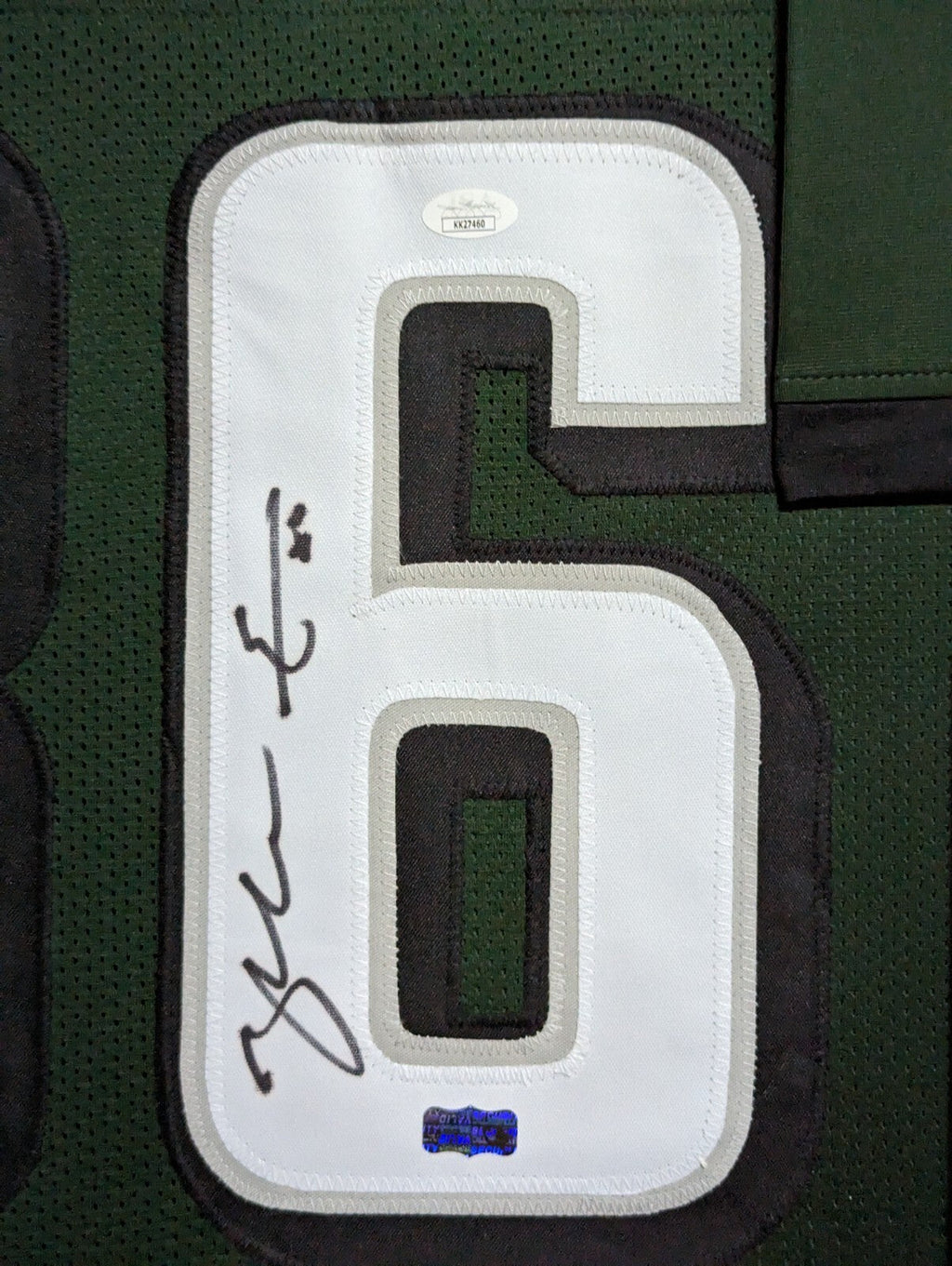 Framed Philadelphia Eagles Zach Ertz Autographed Jersey Jsa Coa