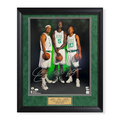 Paul Pierce, Ray Allen & Kevin Garnett Celtics Autographed 16x20 Photograph Framed to 23x27 Fanatics