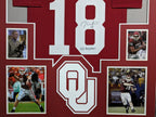Framed Oklahoma Sooners Jason White Autographed Signed Jersey Psa Coa