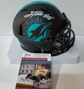 Miami Dolphins Jevon Holland Autographed White Signed Eclipse Mini Helmet Jsa