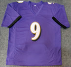 Baltimore Ravens Justin Tucker Autographed Signed Stat Jersey Jsa Coa