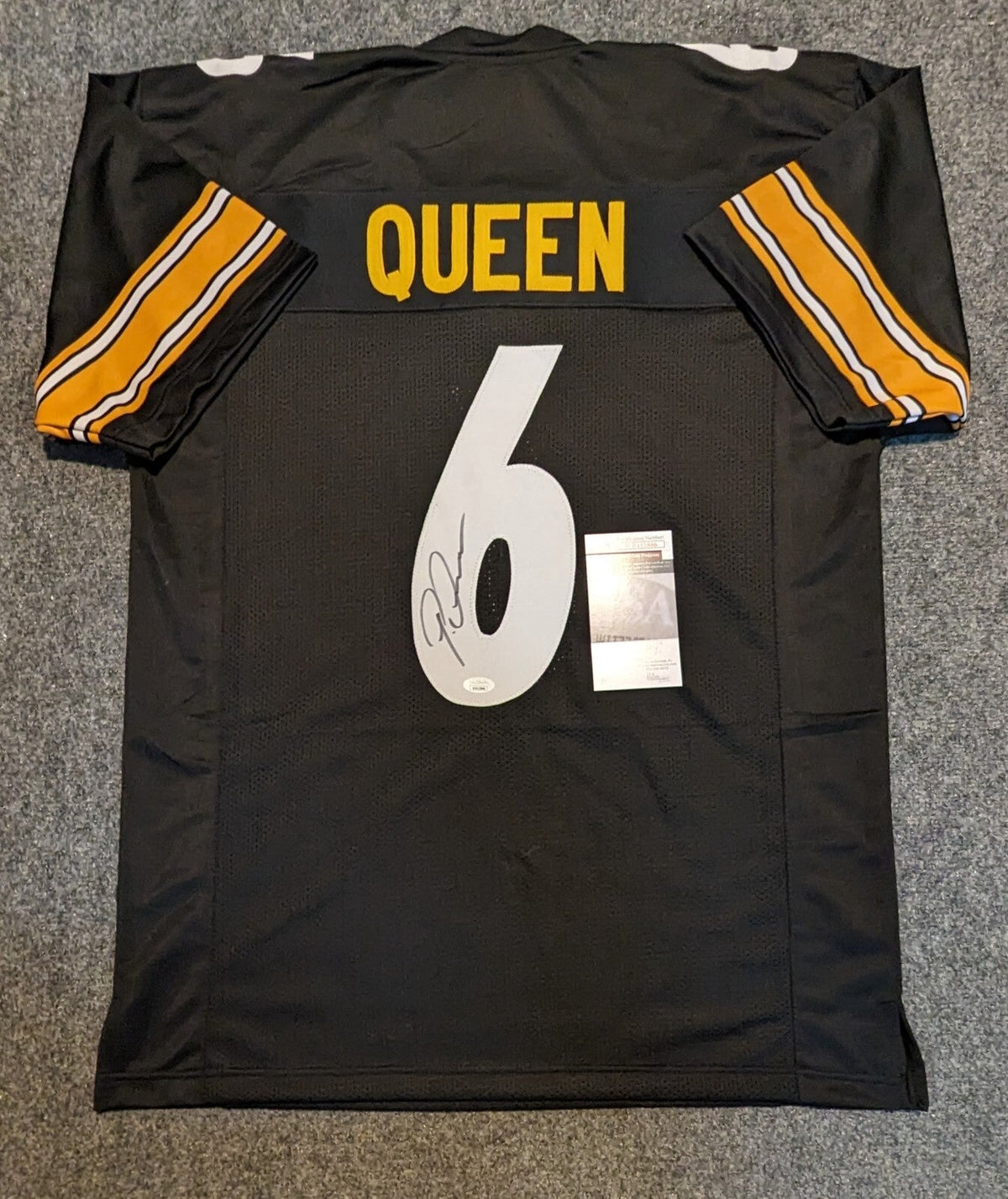 Pittsburgh Steelers Patrick Queen Autographed Signed Jersey Jsa Coa