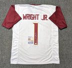 Florida State Seminoles Winston Wright Jr Autographed Signed Jersey Jsa Coa