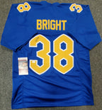 Pitt Panthers Cam Bright Autographed Signed Jersey Jsa Coa