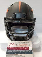 Denver Broncos Javonte Williams Signed Eclipse Mini Helmet Jsa Coa