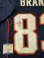 New England Patriots Deion Branch Autographed Signed Jersey Beckett Coa