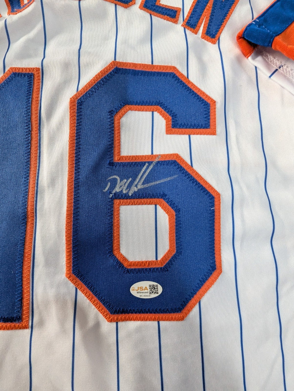 N.Y. Mets Dwight Gooden Autographed Signed Jersey Jsa  Coa