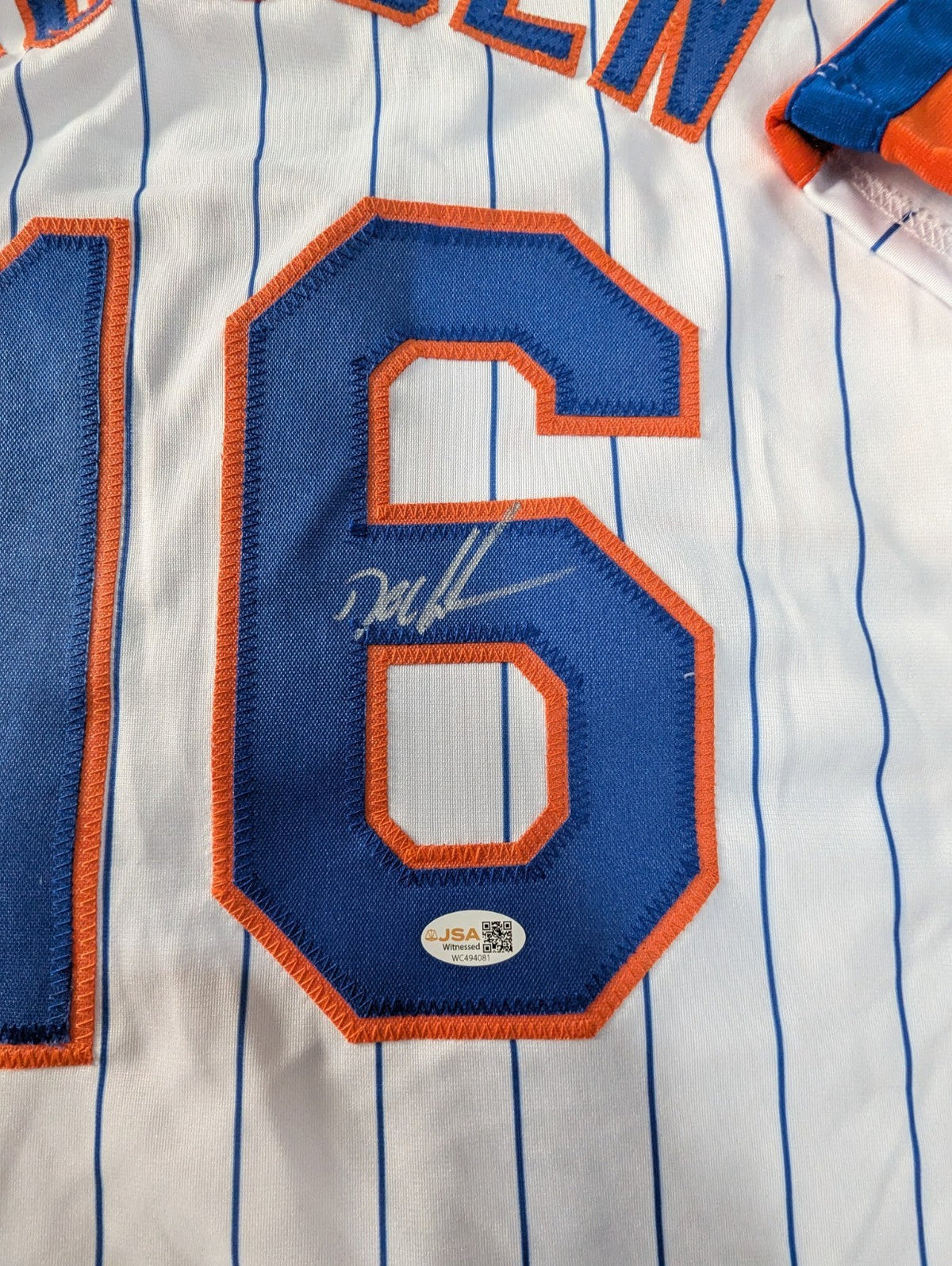 N.Y. Mets Dwight Gooden Autographed Signed Jersey Jsa  Coa