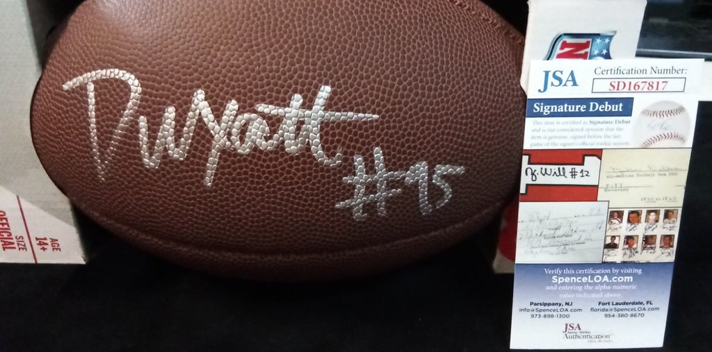 Green Bay Packers Devonte Wyatt Autographed Signed Football Jsa Coa