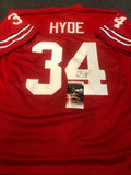 Ohio State Buckeyes Carlos Hyde Autographed Signed Jersey Jsa Coa
