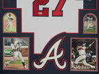 Framed Atlanta Braves Austin Riley Autographed Jersey Beckett Hologram