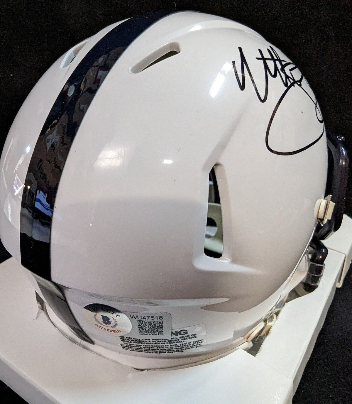 Penn State Nittany Lions Matt Suhey Autographed Signed Mini Helmet Jsa Coa