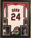 Framed Corbin Bernsen Autographed Signed Major League Indians Jersey Jsa Coa