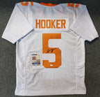 Tennessee Volunteers Hendon Hooker Autographed Signed White Jersey Jsa Coa
