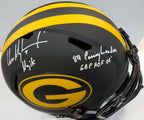 Green Bay Packers Don Majkowski Signed Full Size Eclipse Rep Helmet Jsa Coa