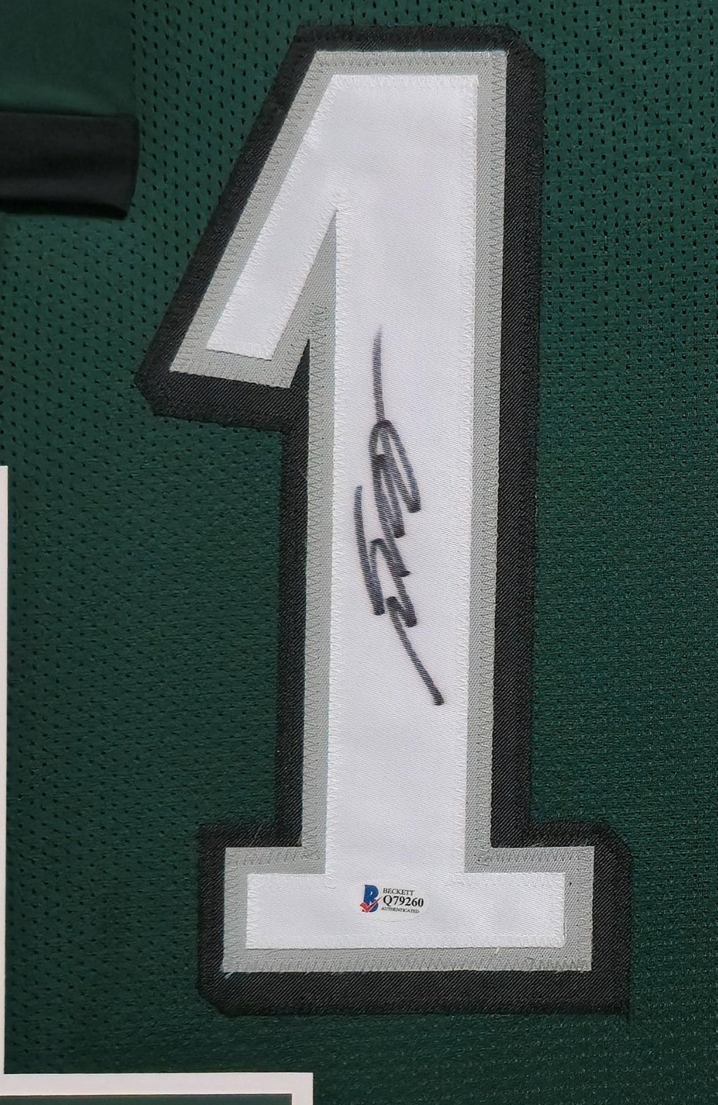 Framed Philadelphia Eagles Desean Jackson Autographed Signed Jersey Beckett Coa