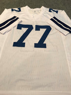 Jim Jeffcoat Autographed Signed Inscribed Dallas Cowboys Jersey Jsa  Coa