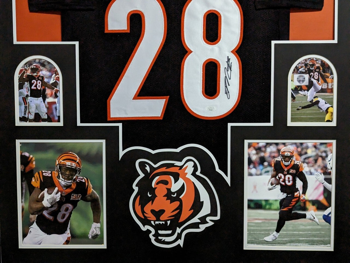 Framed Cincinnati Bengals Joe Mixon Autographed Jersey Jsa Coa