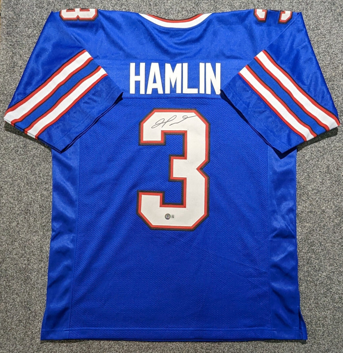 Buffalo Bills Damar Hamlin Autographed Signed Jersey Beckett Holo