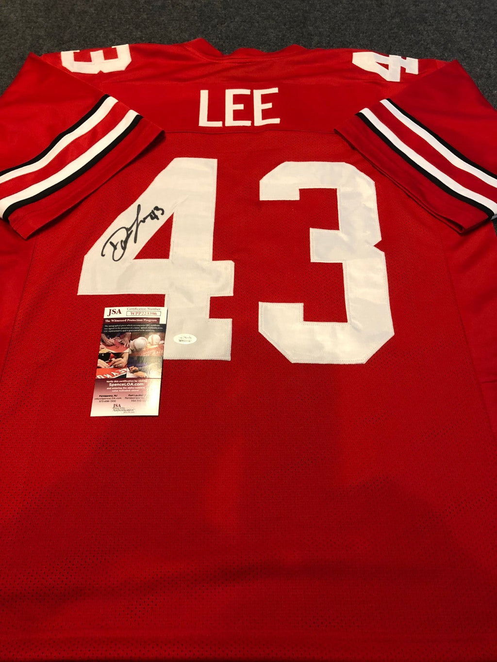 Ohio State Buckeyes Darron Lee Autographed Signed Jersey Jsa Coa