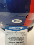 Daniel Jones Signed Ny Giants Full Size Speed Authentic Helmet Beckett Coa