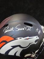Denver Broncos Pat Surtain Ii Signed Insc Replica Full Size Helmet Beckett