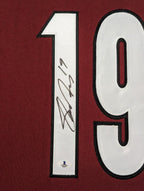Framed Phoenix Coyotes Shane Doan Autographed Signed Jersey Beckett Coa