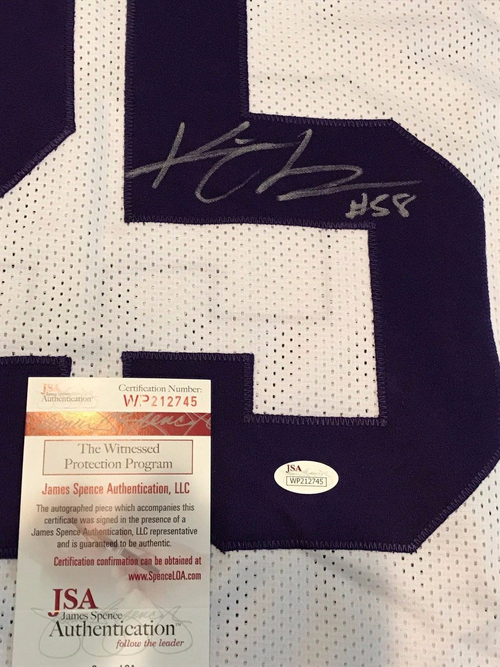Kwon Alexander Autographed Signed Lsu Tigers Jersey Jsa  Coa