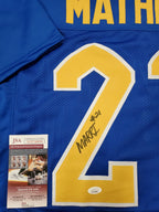 Pitt Panthers Damarri Mathis Autographed Signed Jersey Jsa Coa