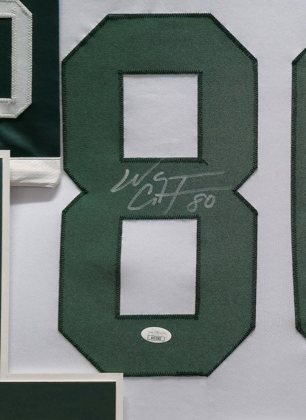 Framed New York Jets Wayne Chrebet Autographed Signed Jersey Jsa Coa
